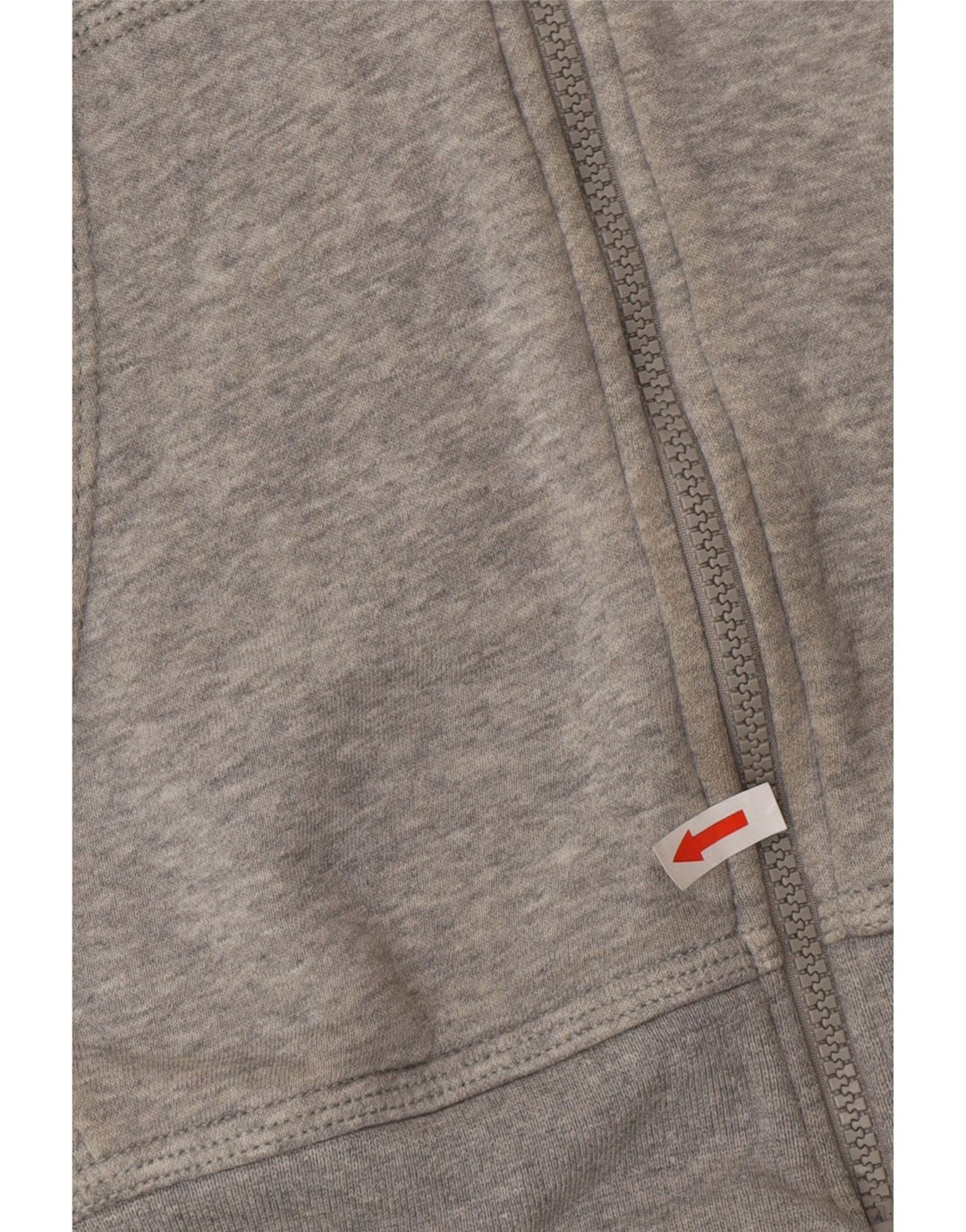 Pulover Nike pentru bărbați, cu fermoar, bumbac cu pete, gri mediu