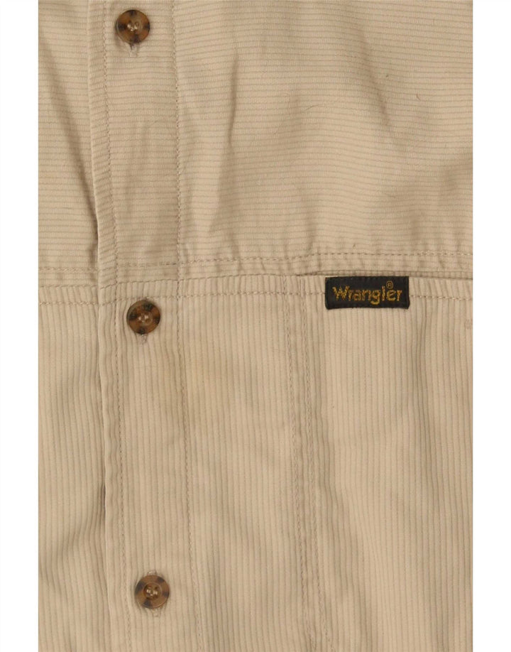 Cămașă Wrangler pentru băieți 14-15 ani, mare, bej, cu dungi