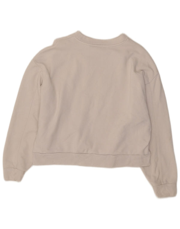 Pulover pentru femei Levi's Crop Graphic Oversized Sweat UK 10 Small White