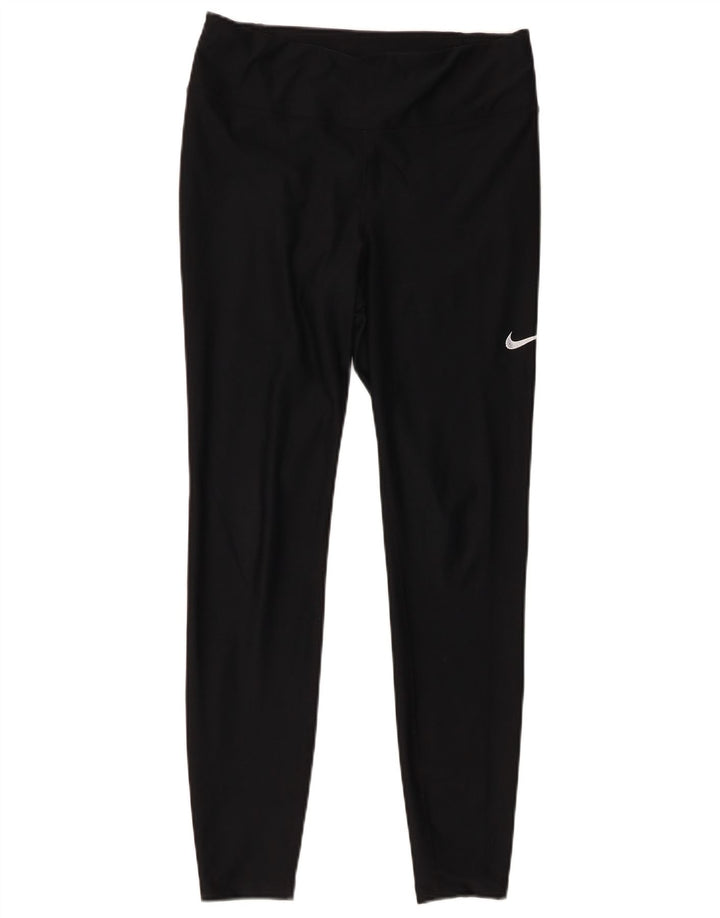 Leggings Nike Dri Fit pentru femei UK 14 Poliester mediu negru
