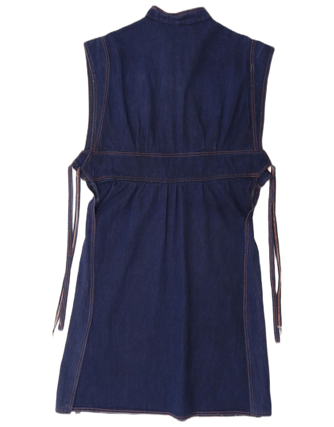 Rochie de denim pentru femei VINTAGE UK 14 Medium Blue