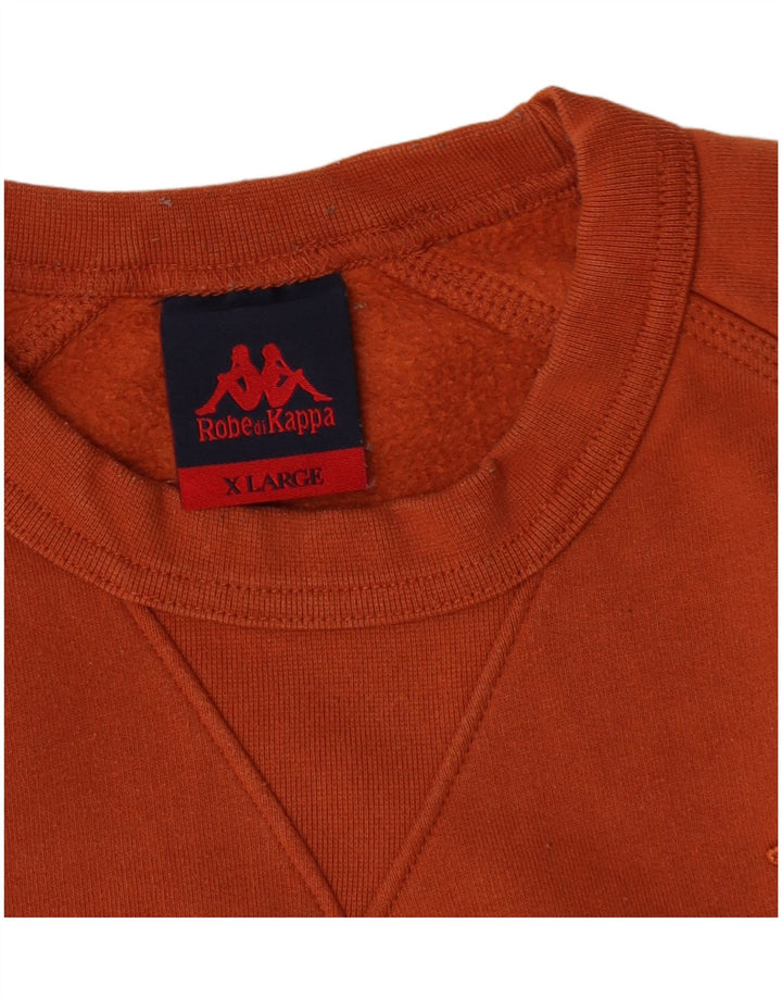 Hanorac pentru bărbați Kappa Jumper XL bumbac portocaliu