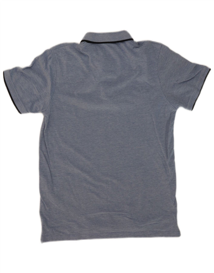 Tricou polo Jack & Jones pentru bărbați, bumbac albastru mediu