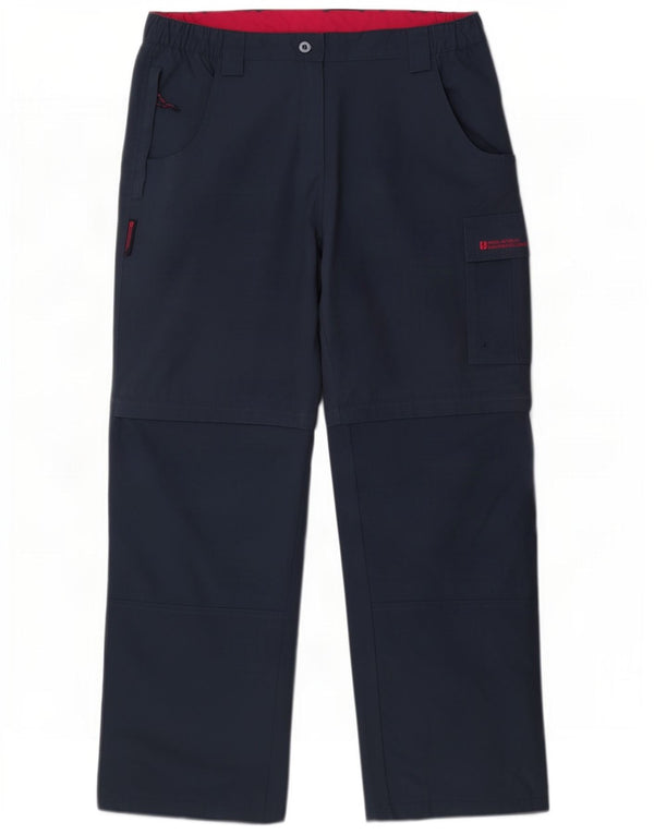 Mountain Warehouse Pantaloni cargo pentru femei UK 14 Large W34 L29 Marine Blue