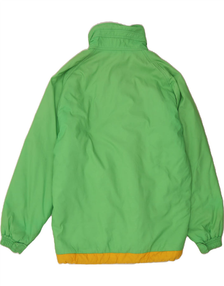 BELFE Mens Windbreaker Jacket IT 52 XL Green Colourblock Nylon Vintage Belfe and Second-Hand Belfe from Messina Hembry 