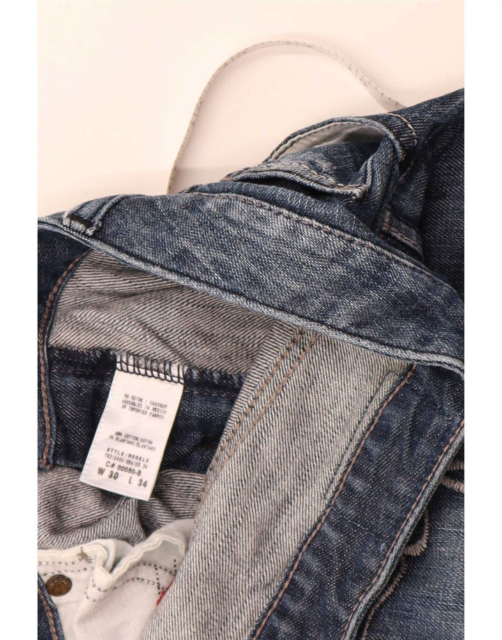 Blugi slim pentru femei Guess W30 L30 bumbac albastru