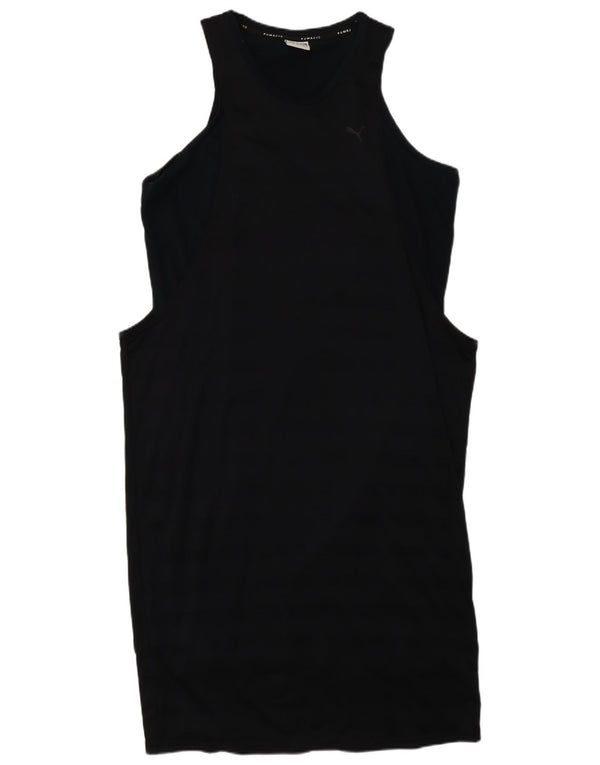 Rochie tricou fără mâneci Puma pentru femei UK 12 Medium Black Striped