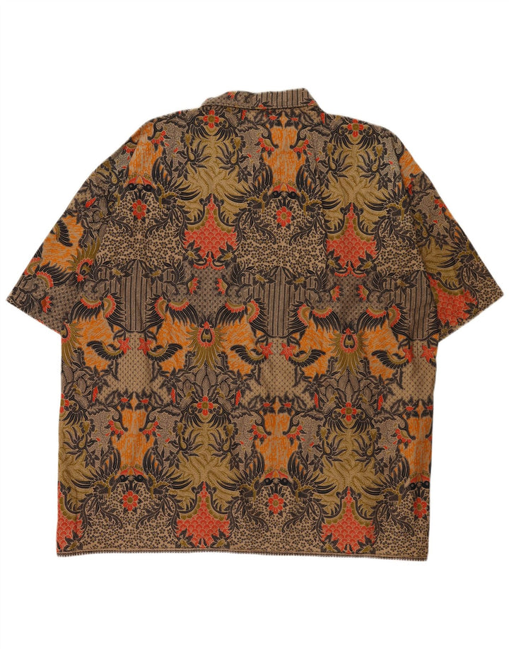 Cămașă cu mânecă scurtă pentru bărbați Alit Astika, cu model abstract, 5XL, multicoloră