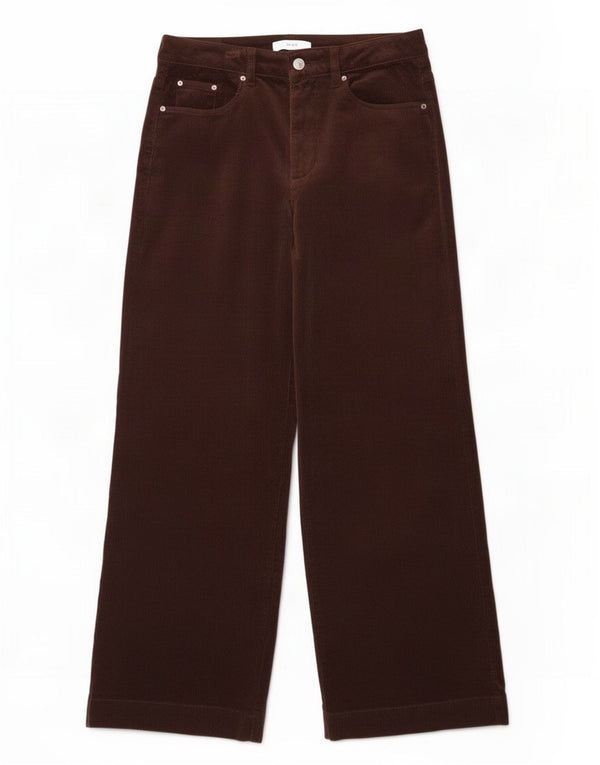 Pantaloni din velur pentru femei Marks & Spencer UK 12 Medium W30 L30 Maro