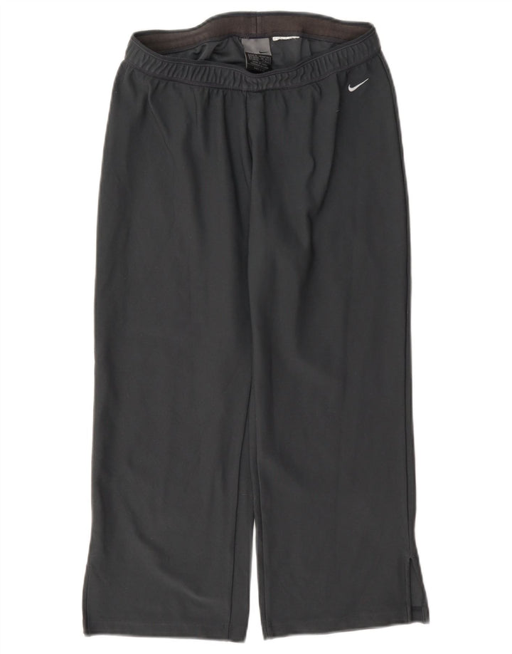 Pantaloni obișnuiți Nike Dri Fit Capri pentru femei UK 10/12 Gri mediu