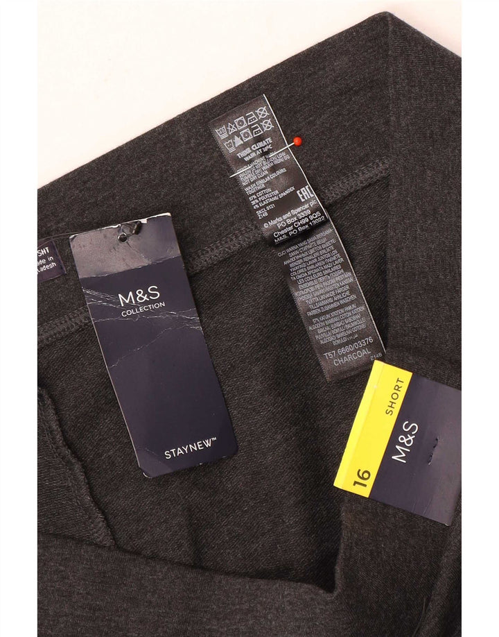 Pantaloni de trening pentru femei Marks & Spencer UK 16 mare bumbac gri
