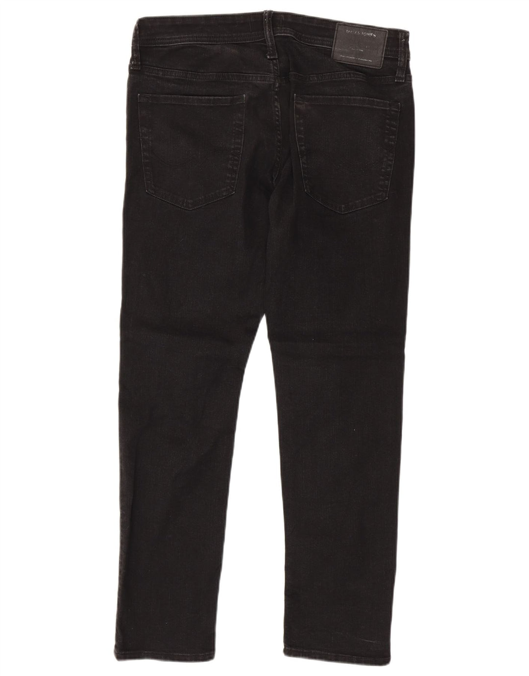 Blugi slim pentru bărbați Jack & Jones W32 L30 bumbac negru