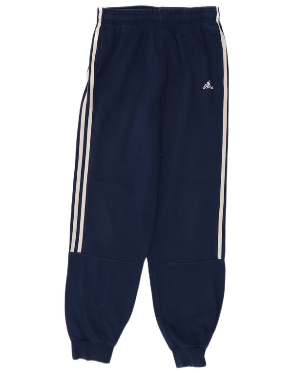 Pantaloni de trening Adidas Băieți Pantaloni de jogging 13-14 ani Bumbac bleumarin