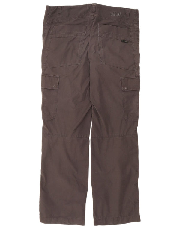 Pantaloni cargo drepti pentru bărbați JACK WOLFSKIN L36 L32 bumbac gri