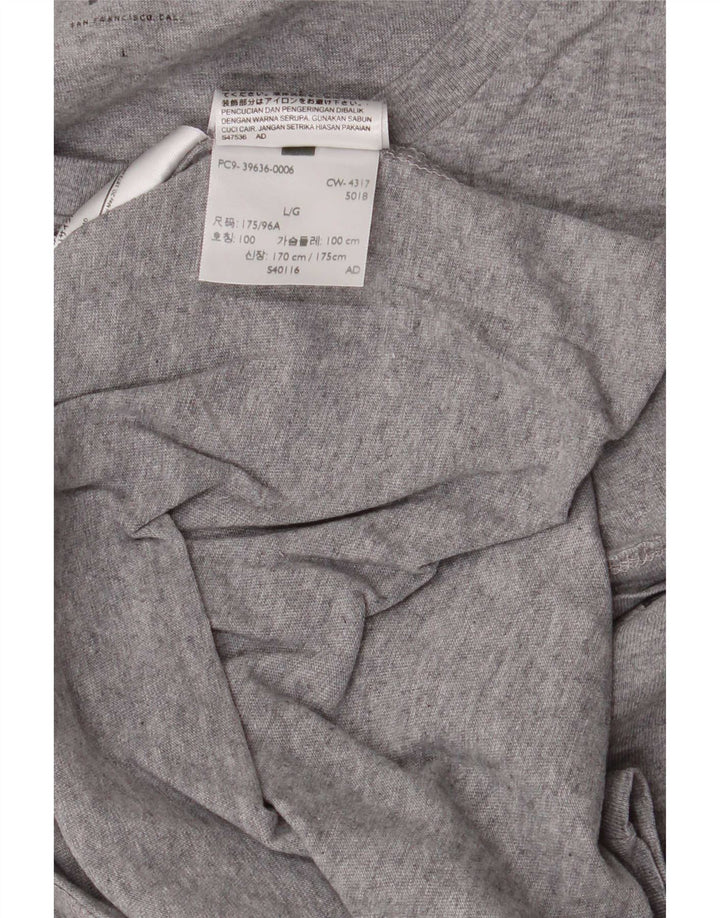 Tricou grafic pentru bărbați Levi's Top mare, gri, bumbac cu dungi