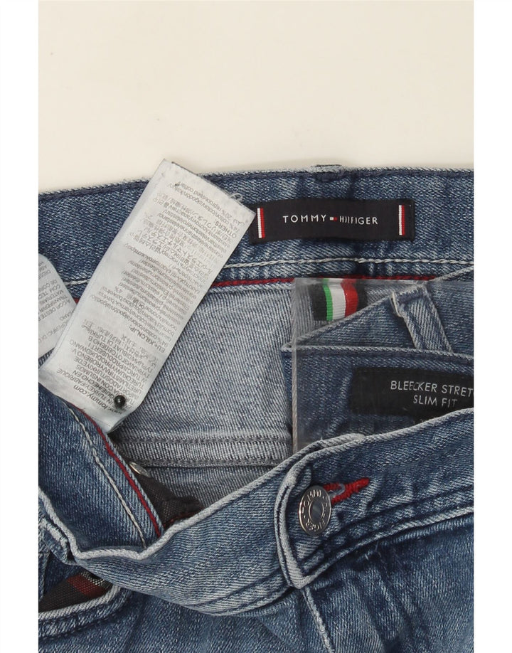 Blugi pentru bărbați Tommy Hilfiger Bleecker Slim W38 L27 Bumbac albastru