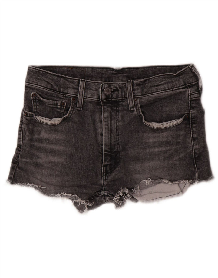 Pantaloni fierbinți Levi's 519 Distressed Denim W32, bumbac gri mare