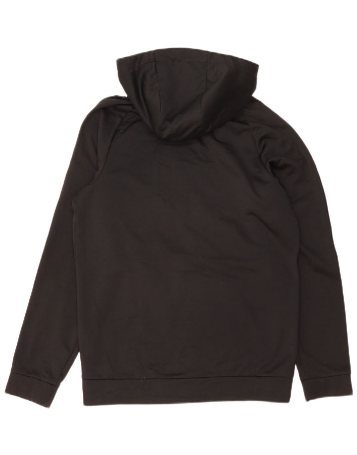 Pulover Nike pentru bărbați Dri Fit, cu fermoar, poliester mic, negru