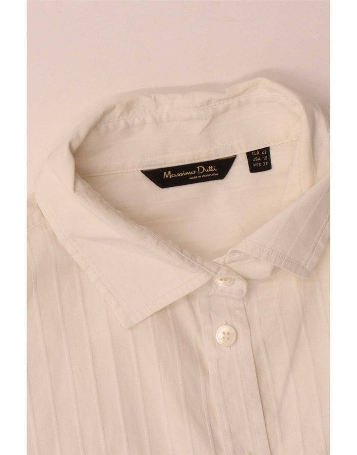 Cămașă Massimo Dutti pentru femei EU 42 Bumbac cu dungi albe mari