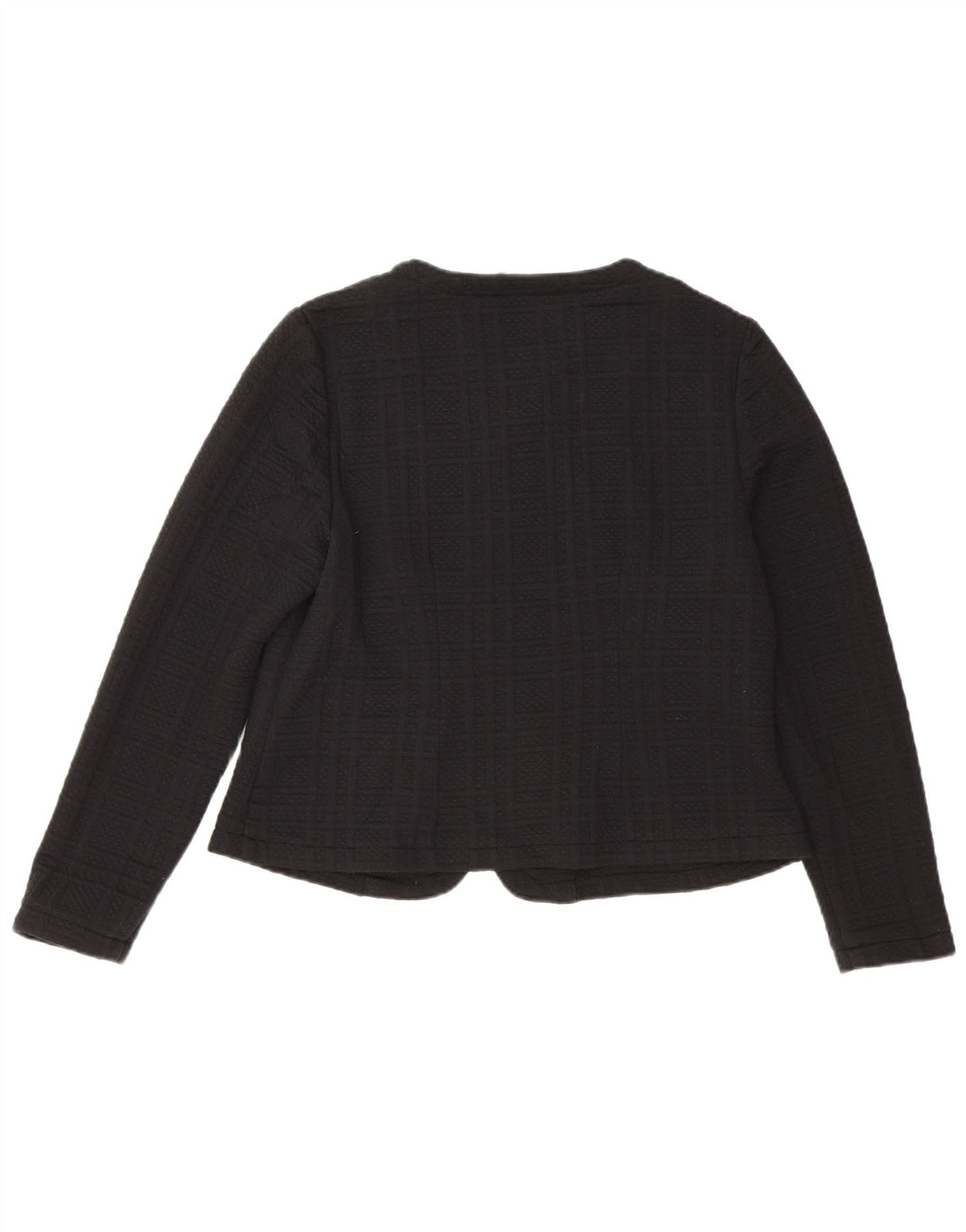 MARKS & SPENCER Jachetă pentru femei Crop Blazer UK 14 Poliester mediu negru