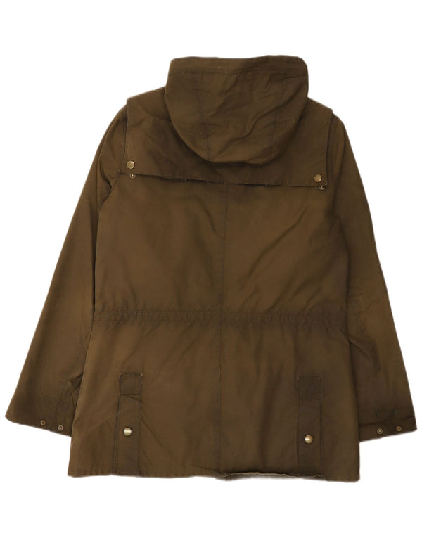 Jachetă pentru femei Barbour din bumbac cerat cu glugă UK 12 Medium Khaki