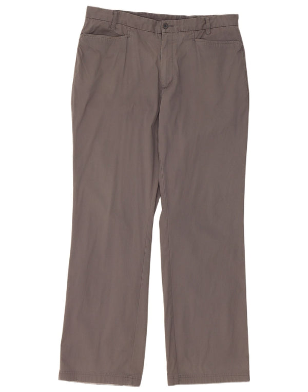 Pantaloni casual drepti pentru bărbați Nike W34 L32 bumbac gri