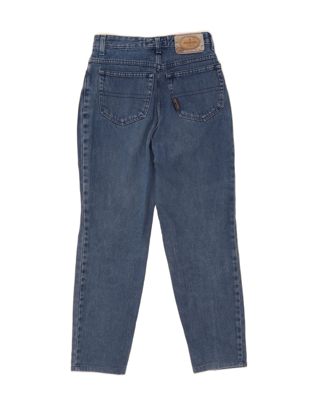 TRUSSARDI Womens Straight Jeans W29 L26 Blue Cotton Vintage Trussardi and Second-Hand Trussardi from Messina Hembry 