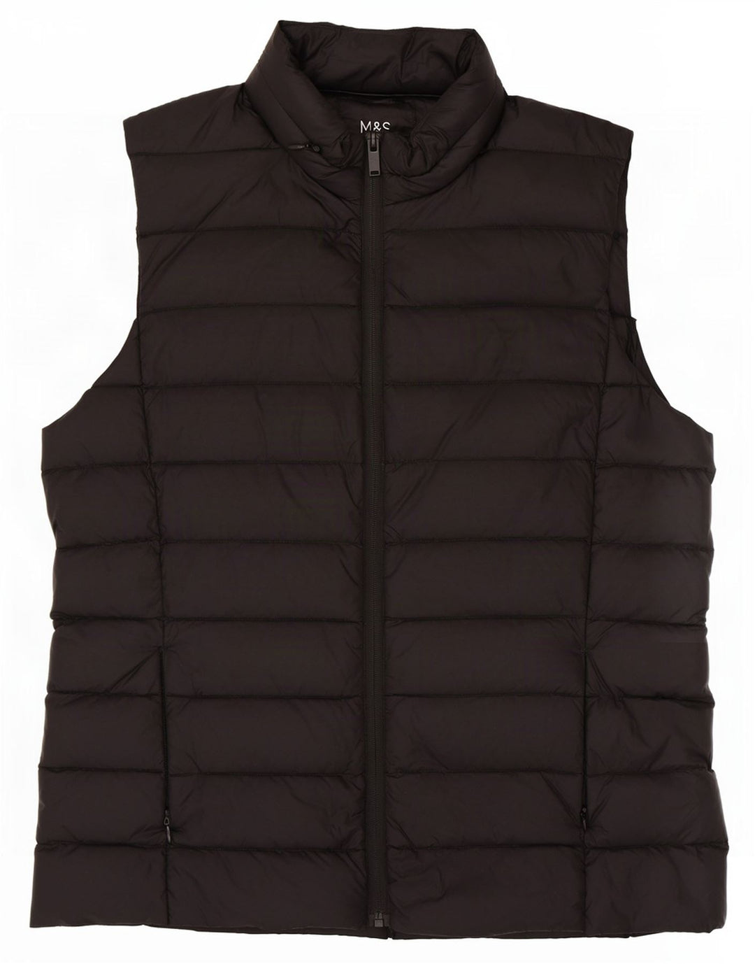 Gilet căptușit pentru femei Marks & Spencer UK 14 Medium Black Poliamidă
