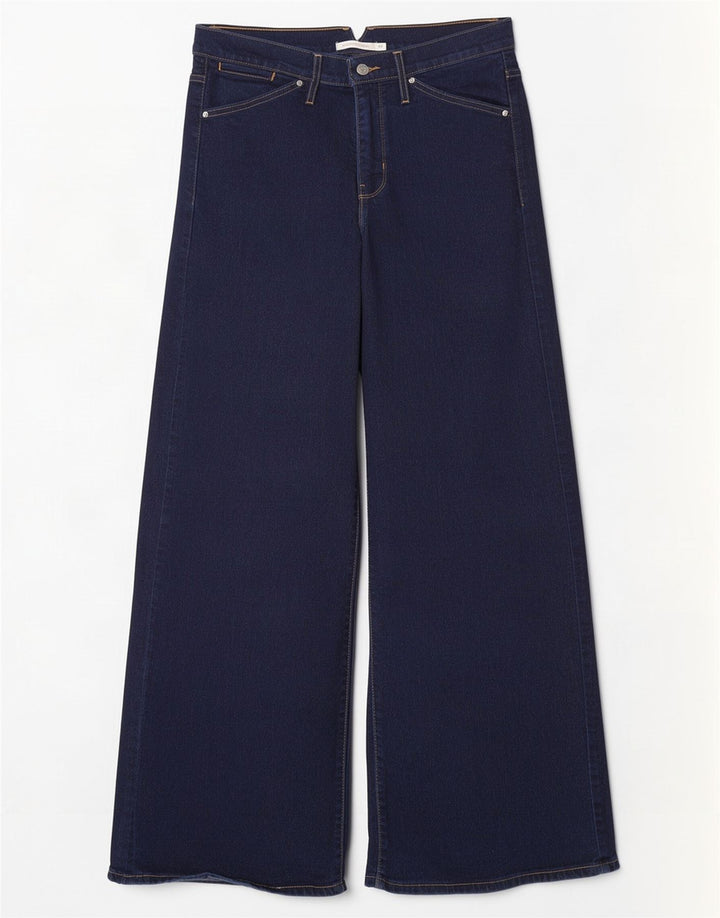 Blugi Levi's pentru femei 318 Shaping Wide Leg W30 L30 bleumarin