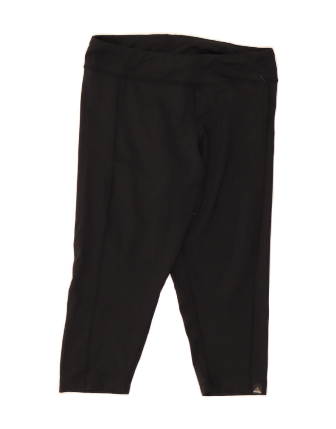 PRANA Womens Capri Leggings UK 14 Medium  Black Polyester Vintage Prana and Second-Hand Prana from Messina Hembry 