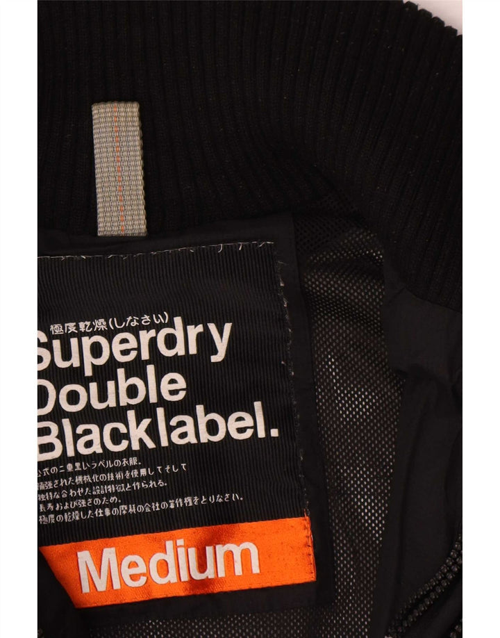 Jachetă Windbreaker pentru femei Superdry UK 14 Medium Black Poliester