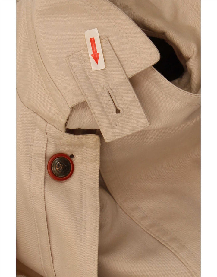 Pardesiu vintage pentru femei UK 18 XL bej acrilic