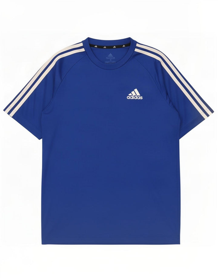 Tricou pentru bărbați Adidas Aeroready Top mic, albastru, poliester