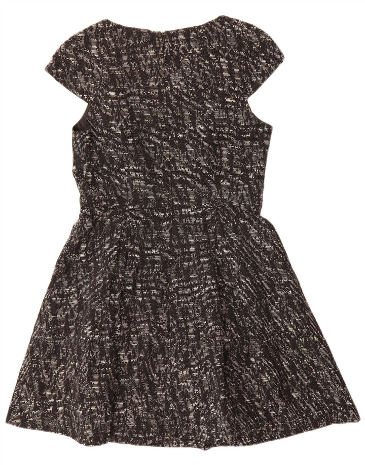 Rochie A-Line Oasis pentru femei UK 14 Medium Black Flecked Viscose