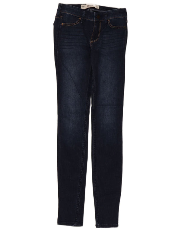 Blugi jegging Hollister pentru femei W23 L29 bumbac bleumarin