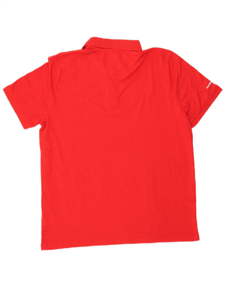 Tricou polo pentru bărbați PUMA 2XL bumbac roșu