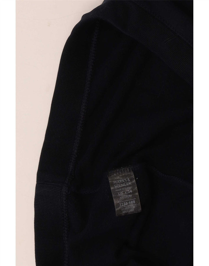 Pantaloni de trening pentru femei Marks & Spencer UK 14 Medium Bluemarin Bumbac