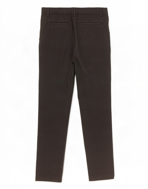 Marks & Spencer Pantaloni chino subțiri pentru băieți 15-16 ani L32 L31 Gri Poliester