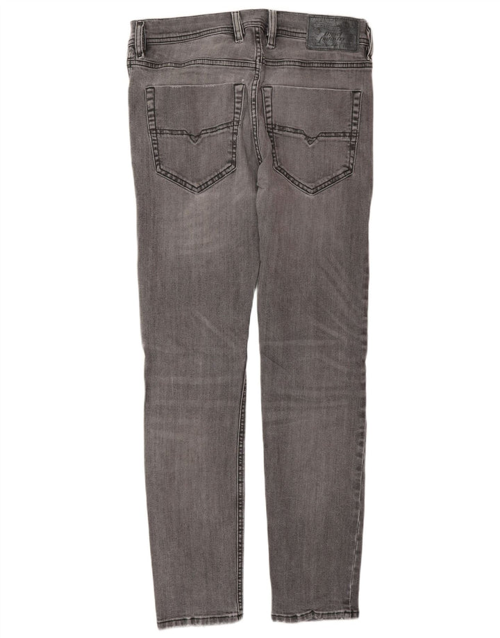 Blugi skinny pentru bărbați DIESEL W29 L30 bumbac gri