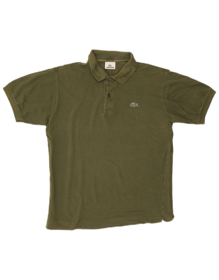 Tricou polo pentru bărbați Lacoste Mărimea 4 Medium Kaki