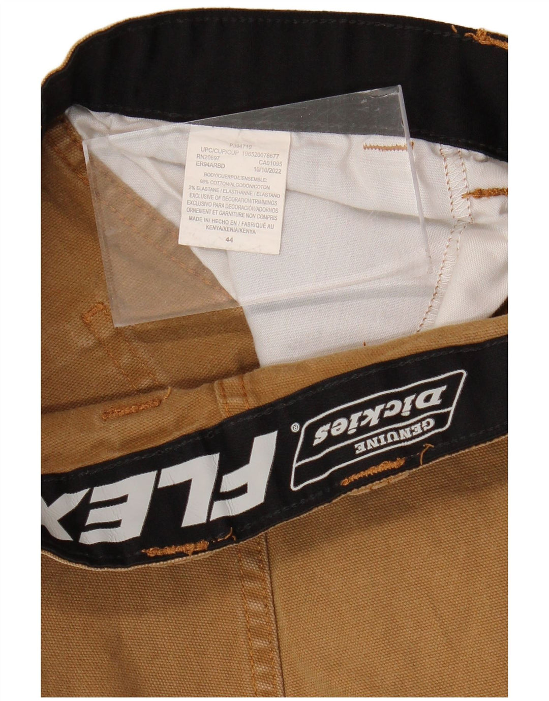 Pantaloni scurti DICKIES Flex Cargo pentru bărbați W44 2XL, bumbac maro