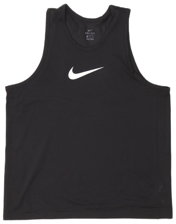 Vesta Nike Dri Fit pentru bărbați, 2XL, poliester negru
