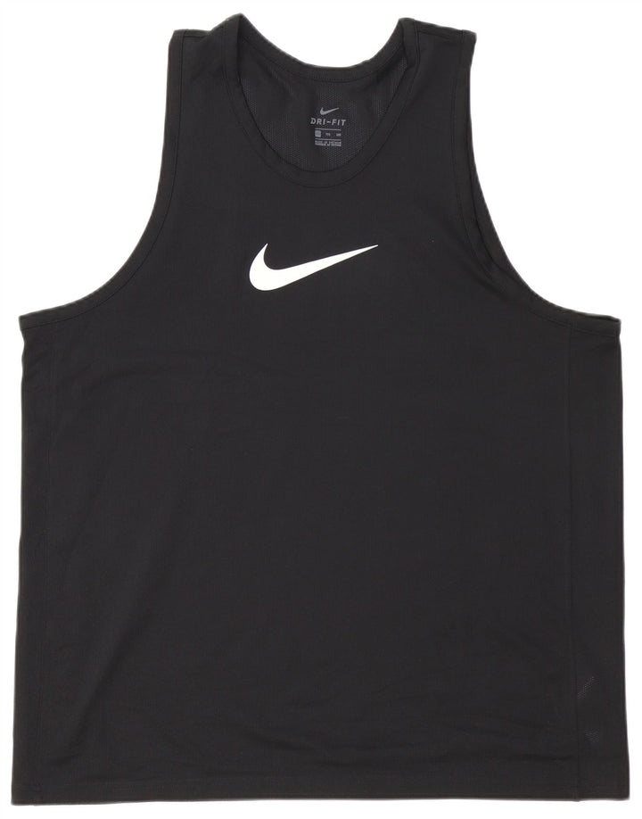 Vesta Nike Dri Fit pentru bărbați, 2XL, poliester negru