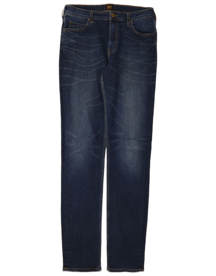 Blugi Lee Rider Slim pentru bărbați W33 L36 Bumbac albastru