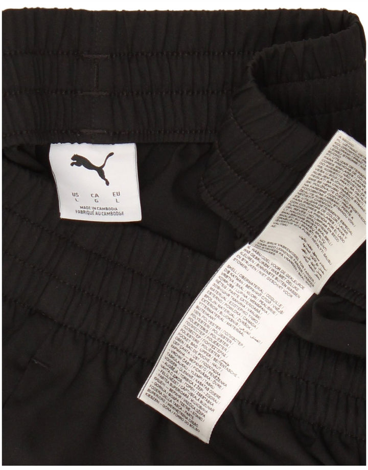 Pantaloni scurți sport Puma pentru bărbați, mari, negru, poliester