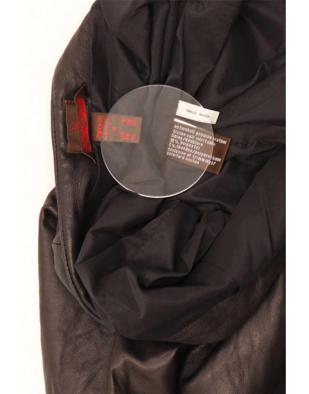 Pantaloni damă Danier Flare din piele Mărimea 8 W24 L31 Negru
