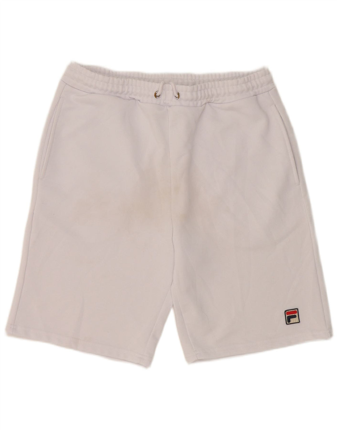Pantaloni scurți sport Fila pentru bărbați, mari, alb, din poliester