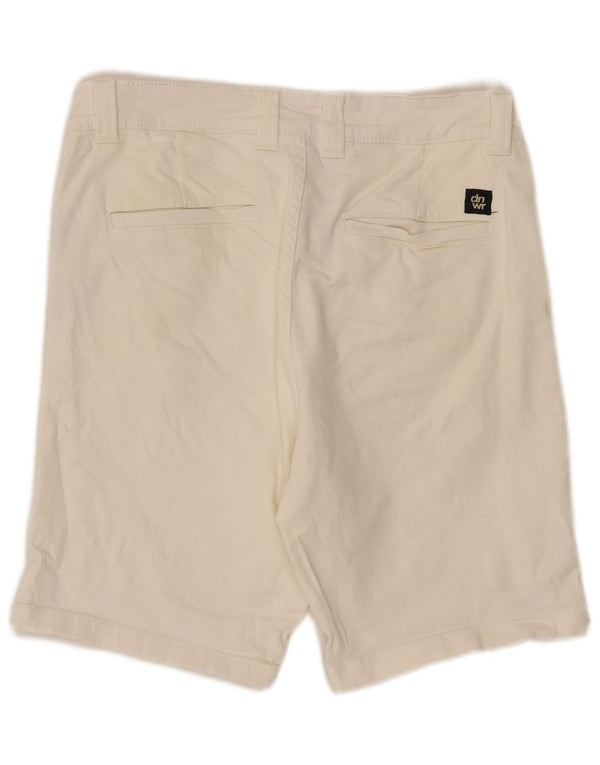 Pantaloni scurți chino pentru bărbați Zara EU 42 Large W32 Bumbac alb