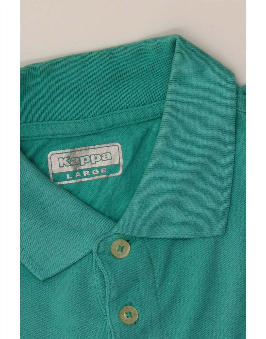 KAPPA Mens Polo Shirt Large Green Vintage Kappa and Second-Hand Kappa from Messina Hembry 