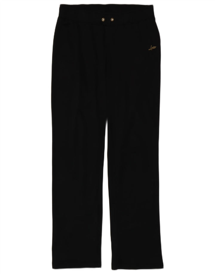 Pantaloni de trening LOTTO pentru femei UK 14 Poliester negru mare